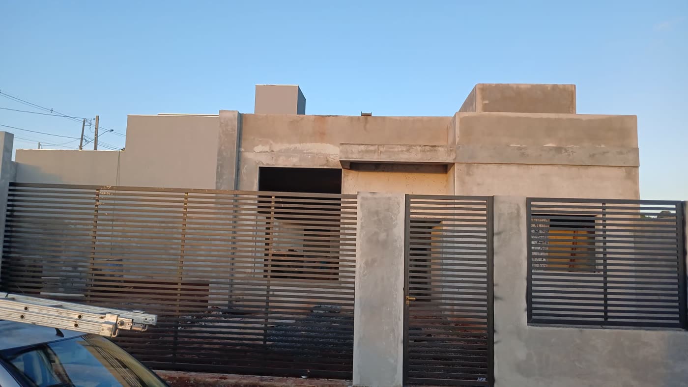 Portão ripado residencial